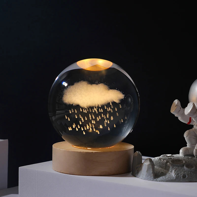 Galactic Crystal Ball Lamp