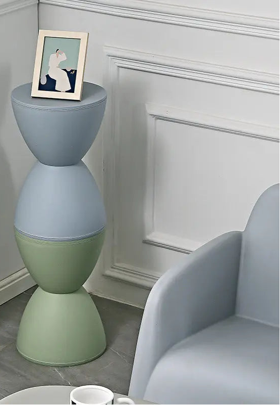 Nordic Hourglass Ottoman