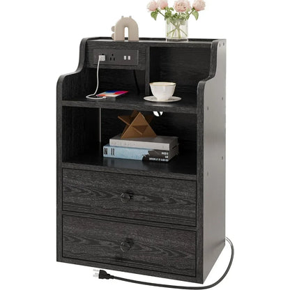 Smart Nightstand with Charging Station