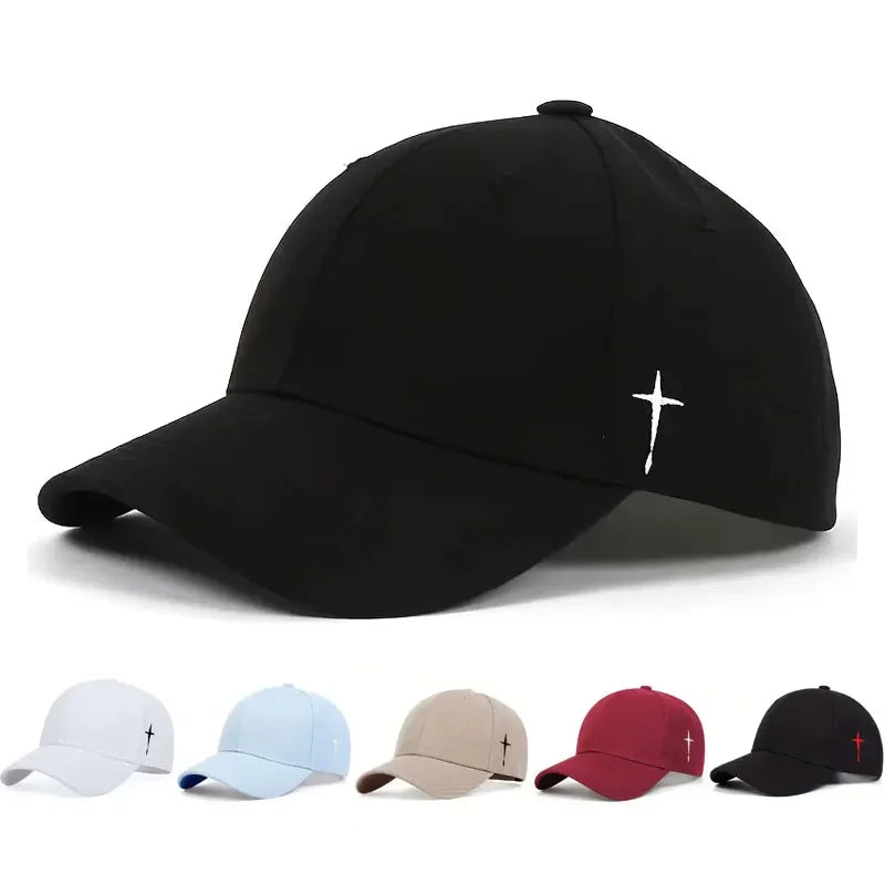 Cross Embroidered Baseball Hat