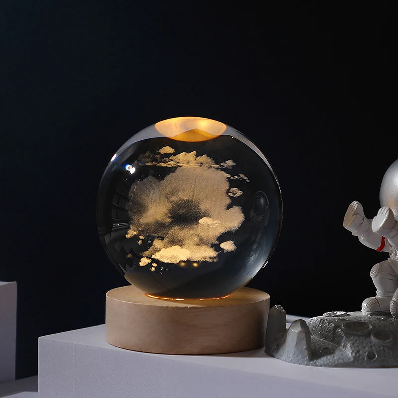 Galactic Crystal Ball Lamp
