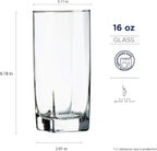 Luminarc 16 Piece Sterling Tumbler Set