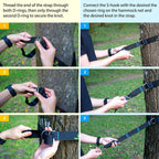 Tranquillo Universal Hammock Chair and Straps for Ultimate Relaxation