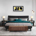 Acacia Aurora Bed Frame & Nightstand Set for Stylish Bedrooms