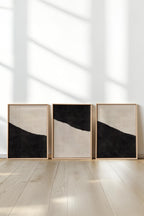 LUXE TRIO Stretched Canvas Artwork x3