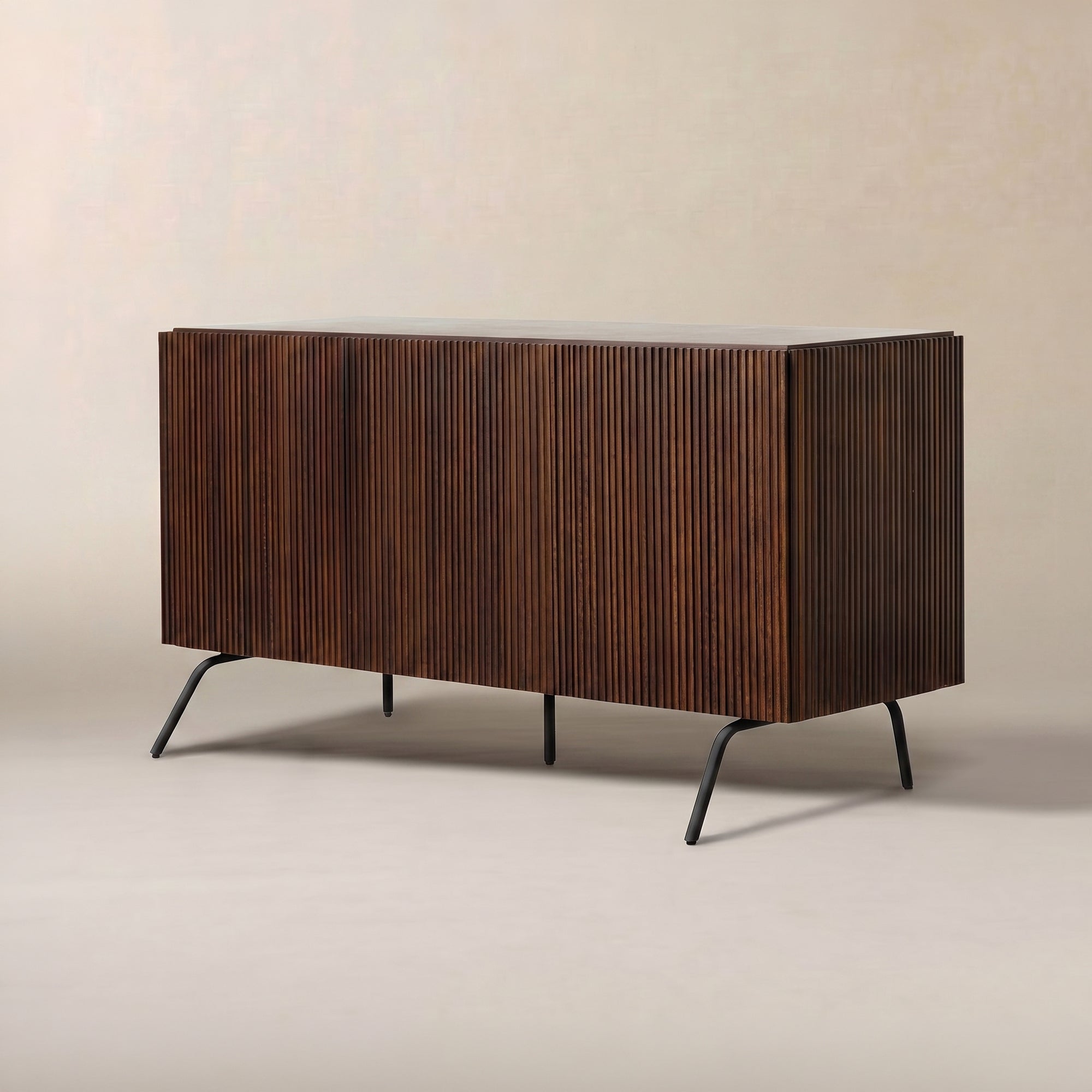 VEIL Sideboard 3 Doors DARK WALNUT