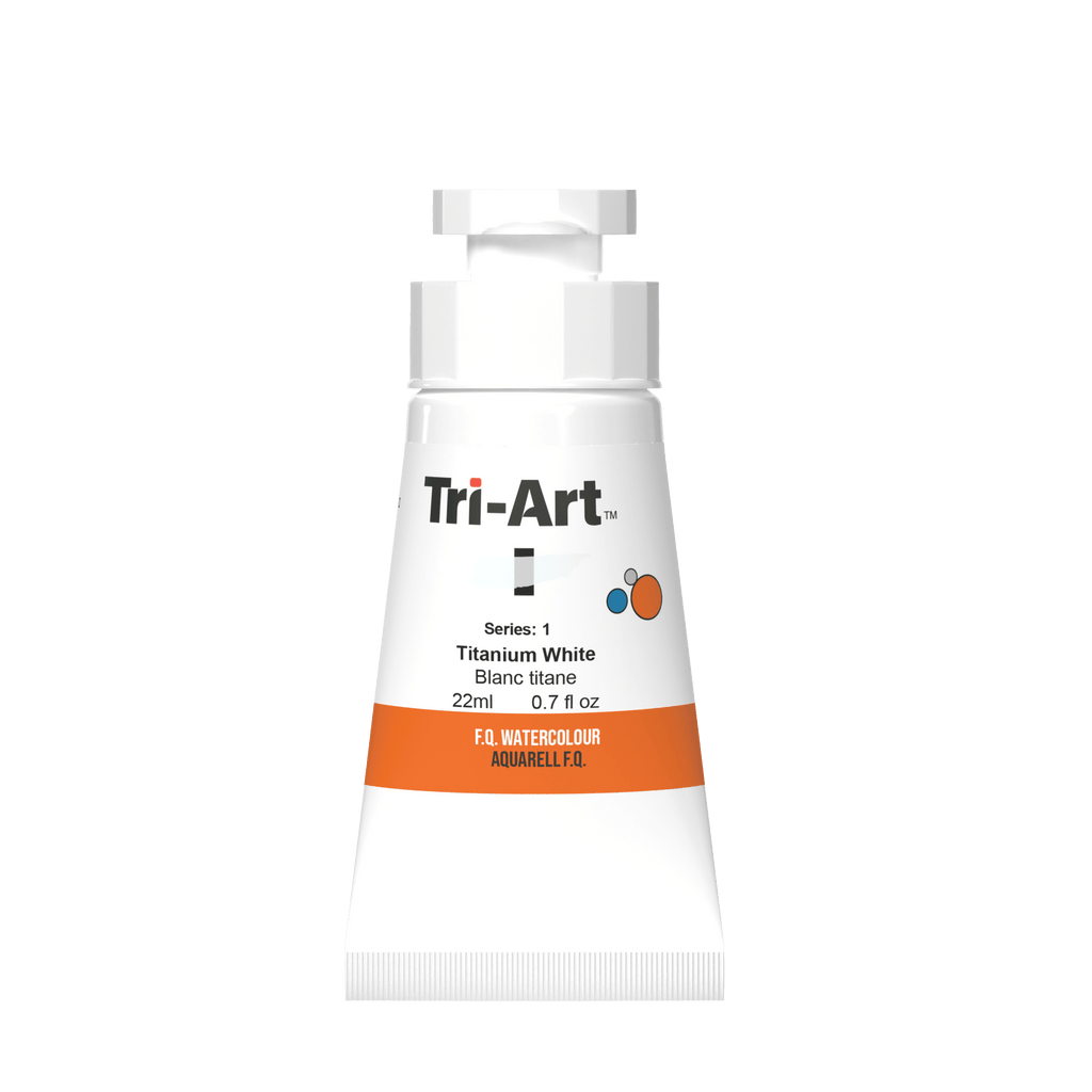 Aquarelles Tri-Art - Blanc de titane