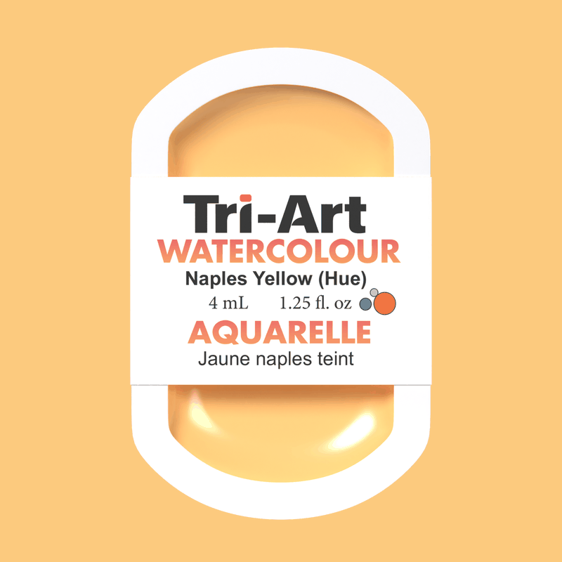 Tri-Art Water Colours - Naples Yellow Hue