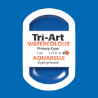 Aquarelles Tri-Art - Cyan primaire