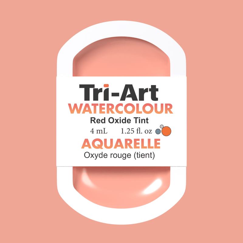 Aquarelles Tri-Art - Teinte oxyde de rouge