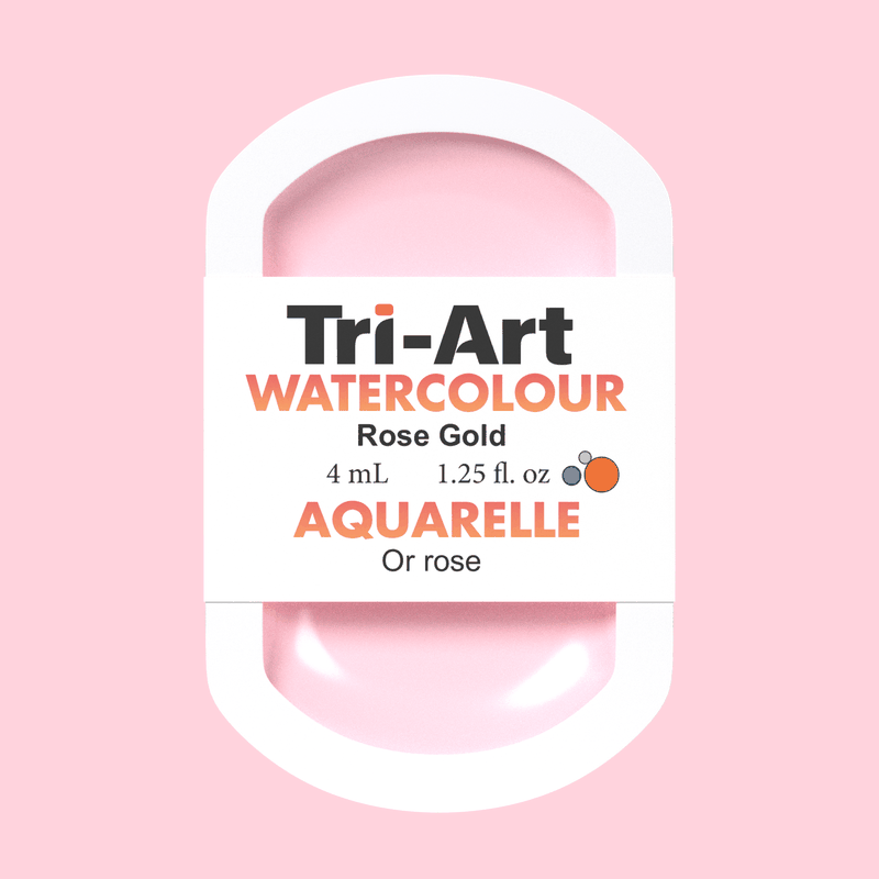 Aquarelles Tri-Art - Or rose