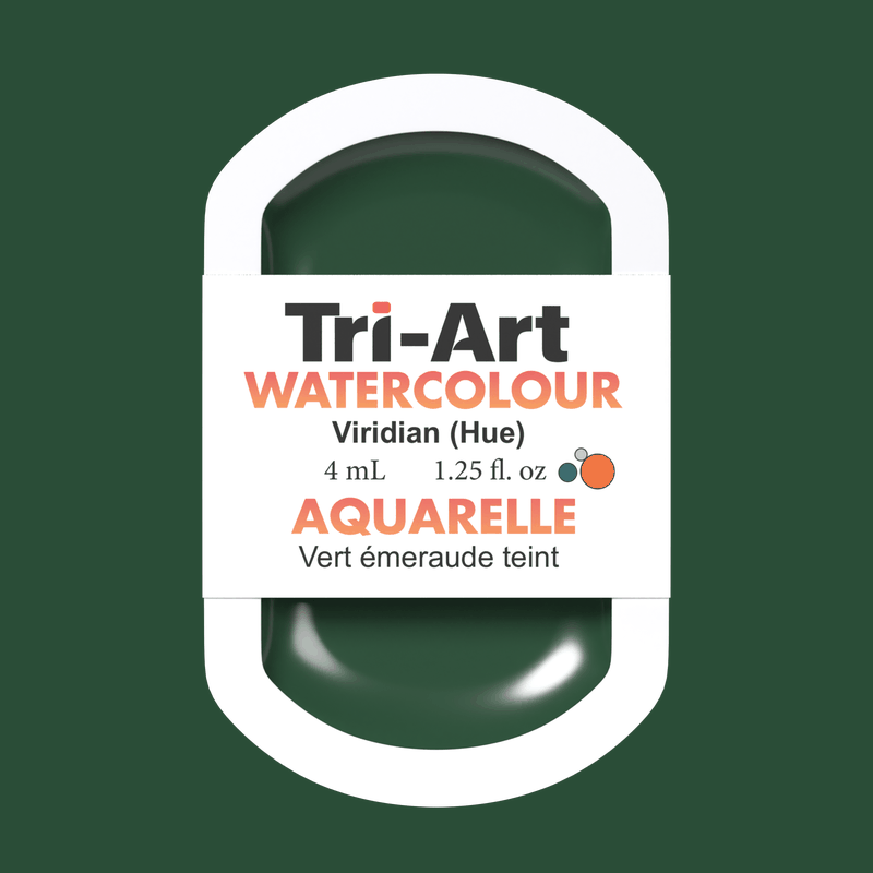 Aquarelles Tri-Art - Teinte viridien