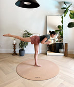 Essential Round Cork Yoga Mat | Multi-use | 53" dia