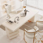 BLV09 Premium Cream White Office Desk