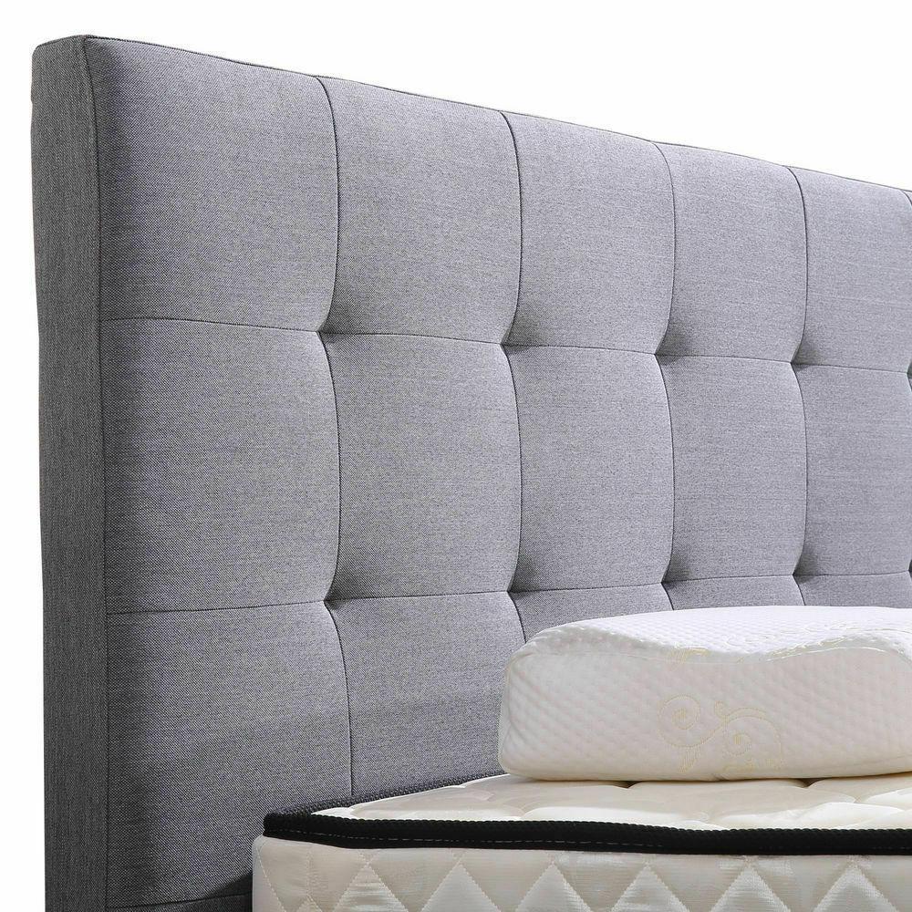 Levede King Size Bed Frame With Storage Drawers-Beige