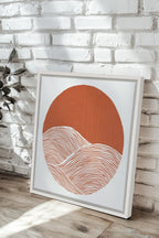 ONDAS TERRESTRES, Obra de arte en lienzo estirado