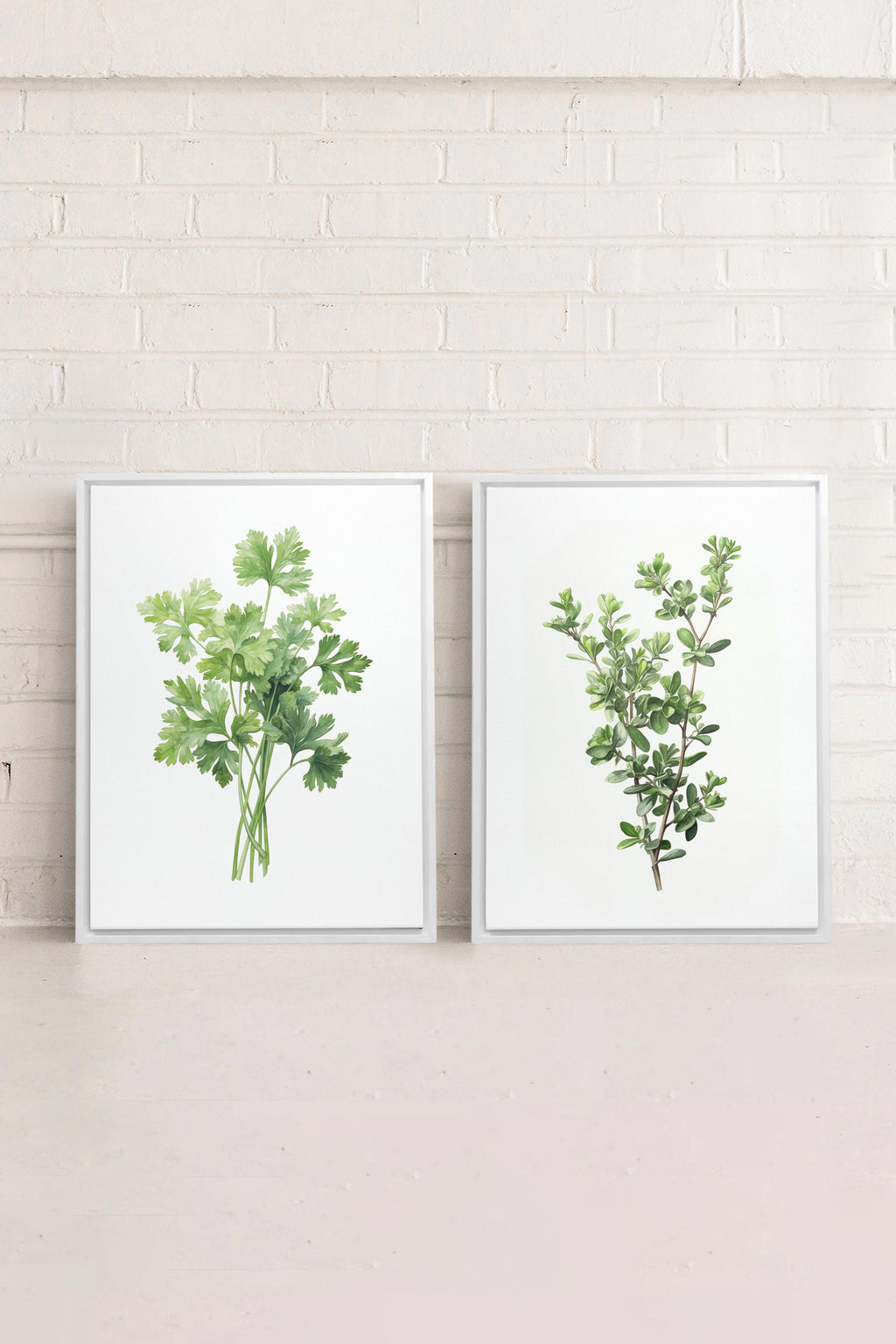 DUO FINES HERBES Obra de arte en lienzo tensado