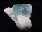 Blue Jelly Fluorite with Phantom on Quartz Matrix – Yaogangxian Mine (YGX), China
