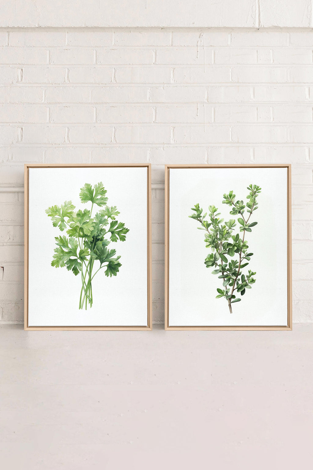 DUO FINES HERBES Obra de arte en lienzo tensado