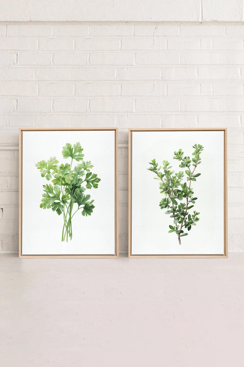 DUO FINES HERBES Obra de arte en lienzo tensado