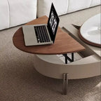 Mesa de centro inteligente BT77: Altura ajustable, extensible, rotación de 360 grados