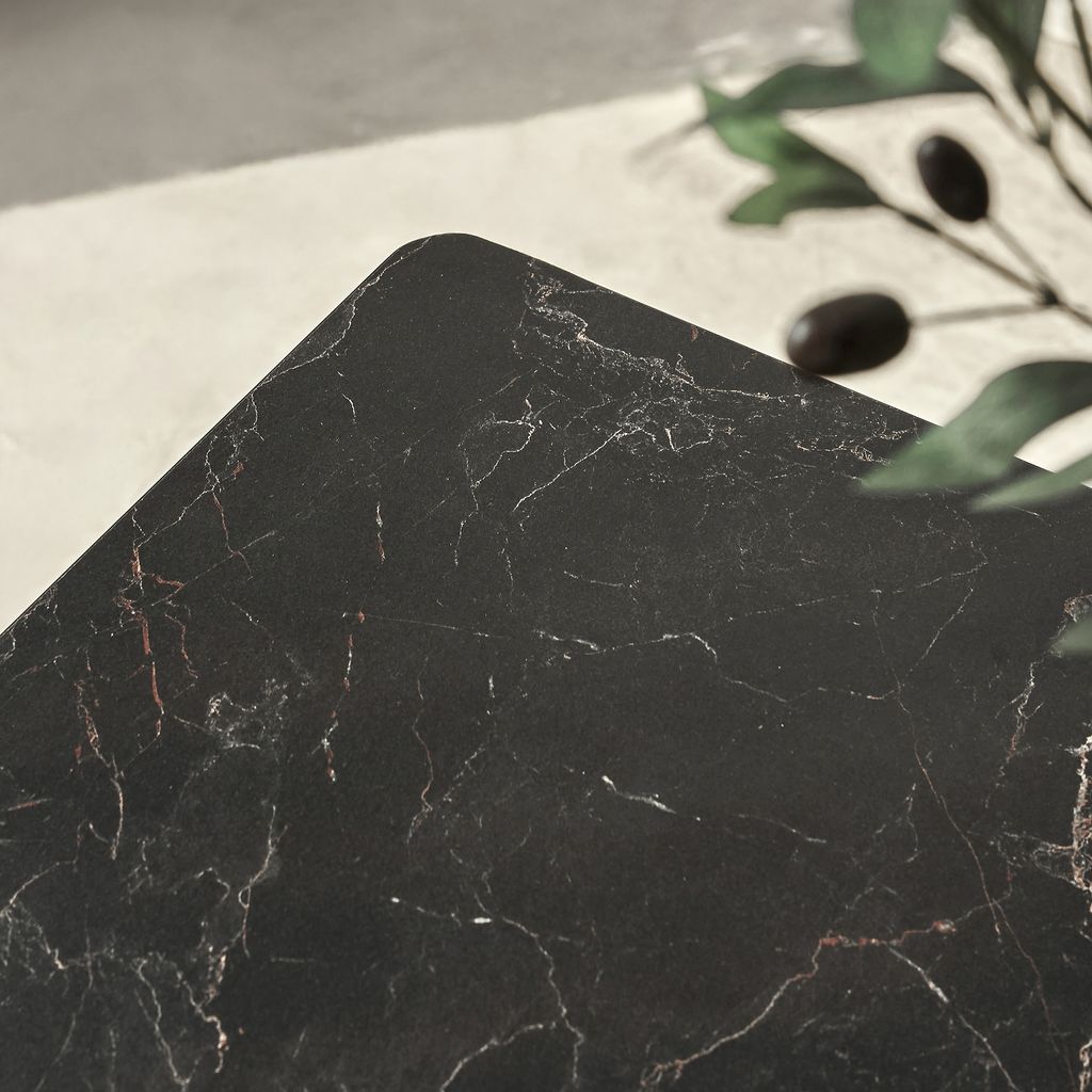 Scania Faux Marble Top Dining Table