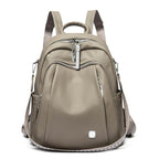Large Capacity Soft Leather Student Backpack Trendy Travel Bag