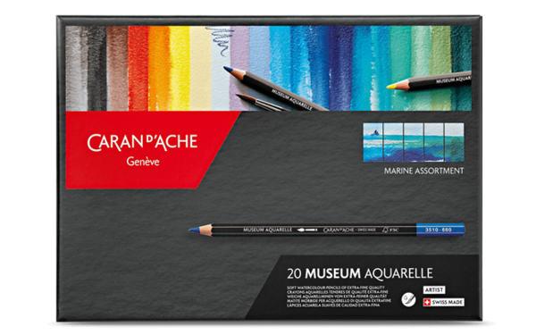 Caran d'Ache - Museum Watercolour Pencil - Set of 20