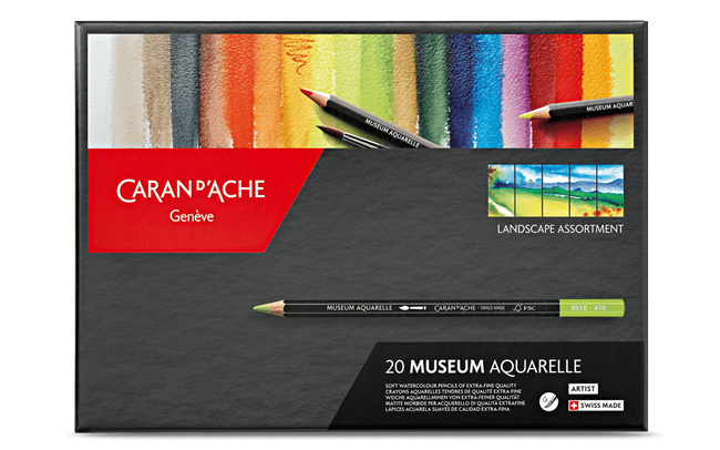 Caran d'Ache - Museum Watercolour Pencil - Set of 20