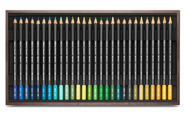 Caran d'Ache - Museum Watercolour Pencil - Wooden Box Set of 76