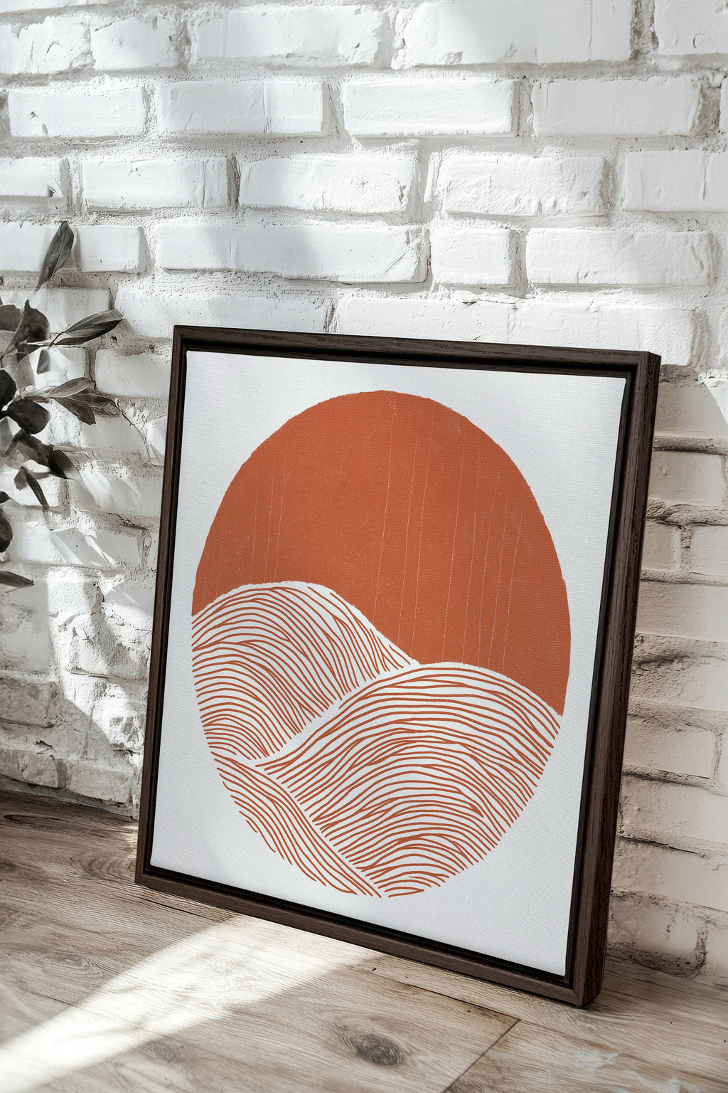 ONDAS TERRESTRES, Obra de arte en lienzo estirado
