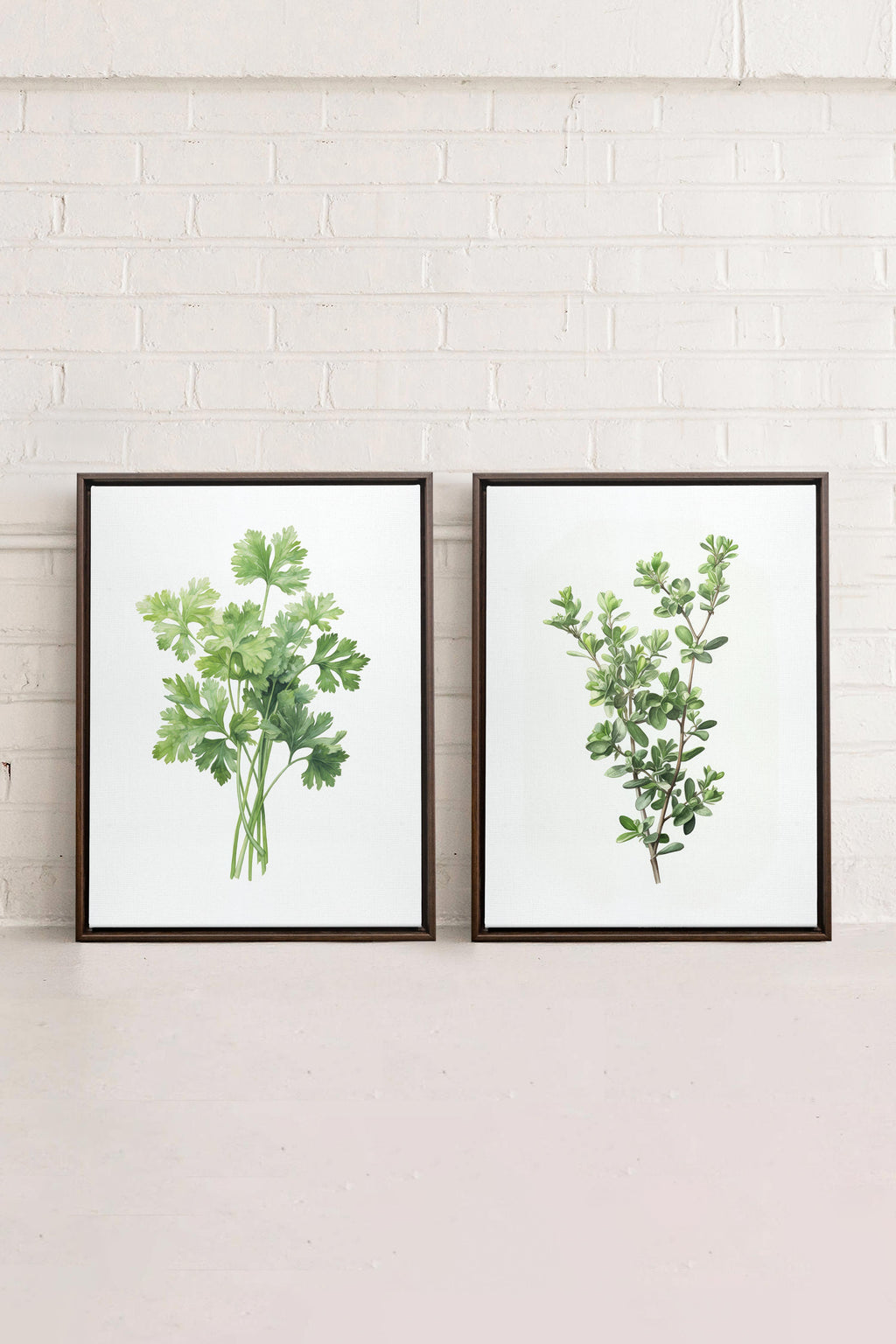 DUO FINES HERBES Obra de arte en lienzo tensado
