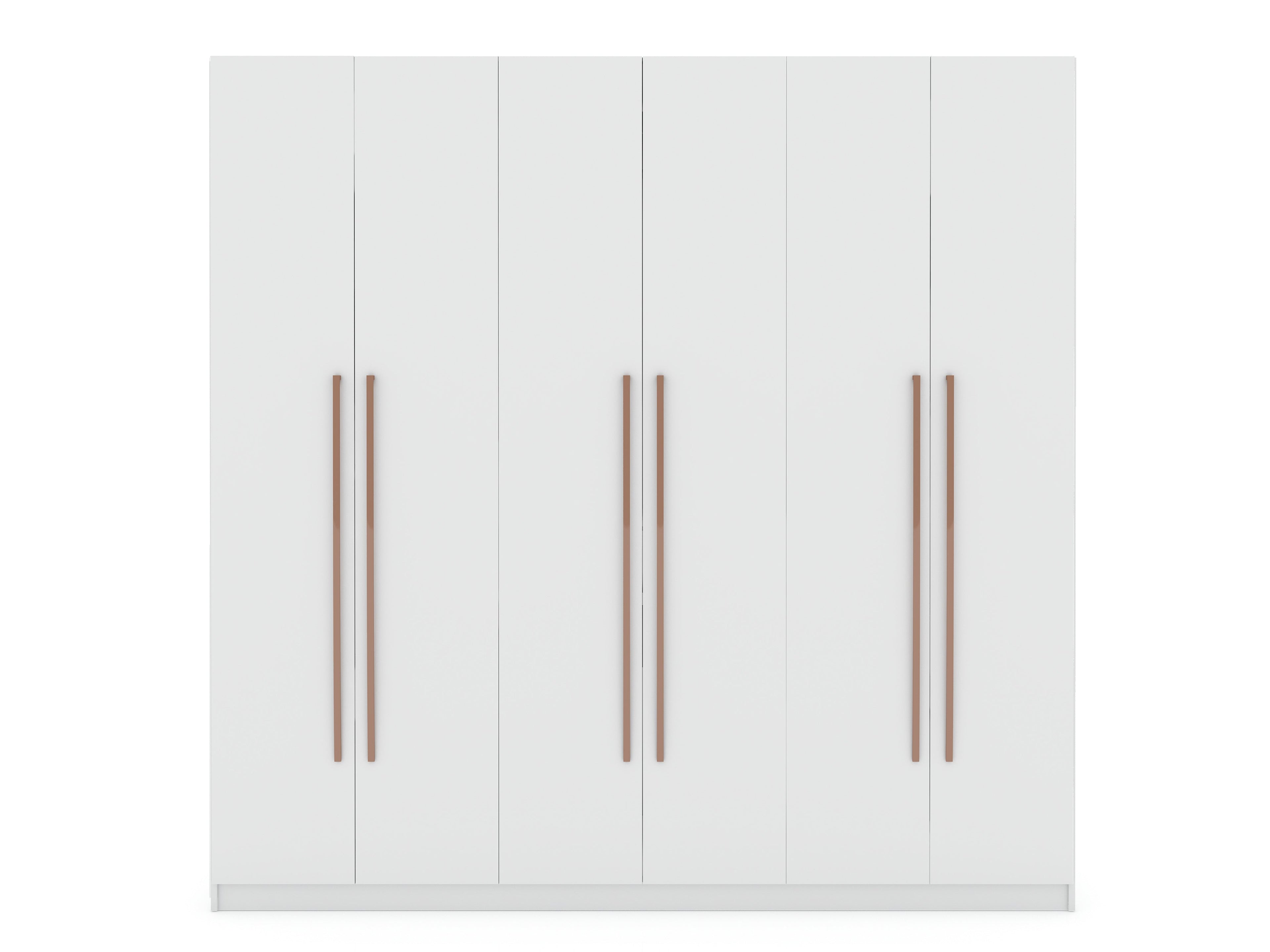 Torino Modern Freestanding Wardrobe - White