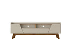 Malmo Modern 70.8" TV Stand with 2 Drawers - Beige/Brown