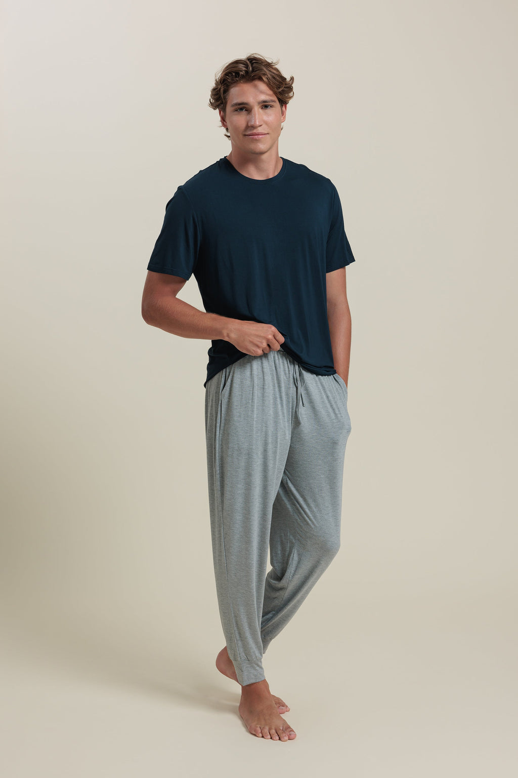 Sleepwear Set - Men’s Bamboo Tee & Jogger Set