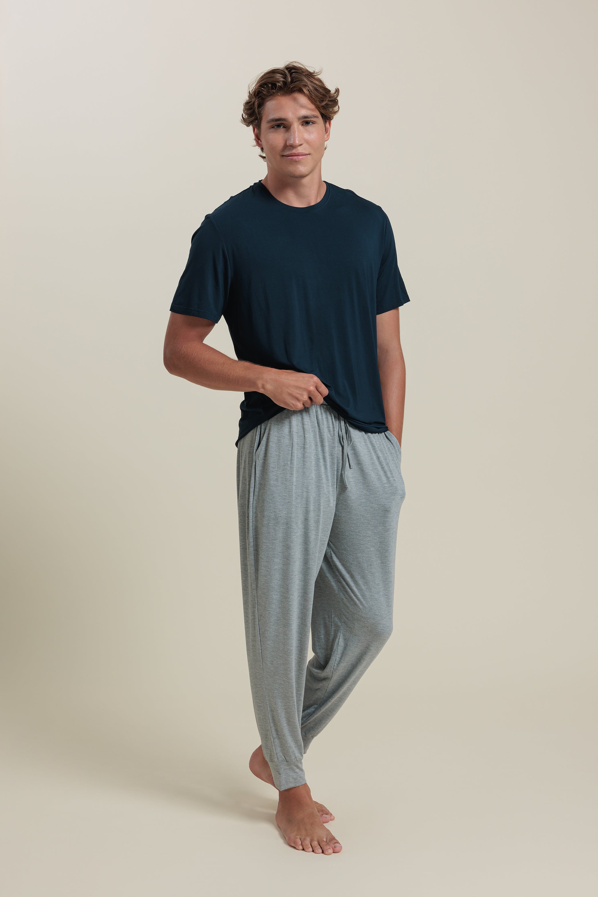 Sleepwear Set - Men’s Bamboo Tee & Jogger Set
