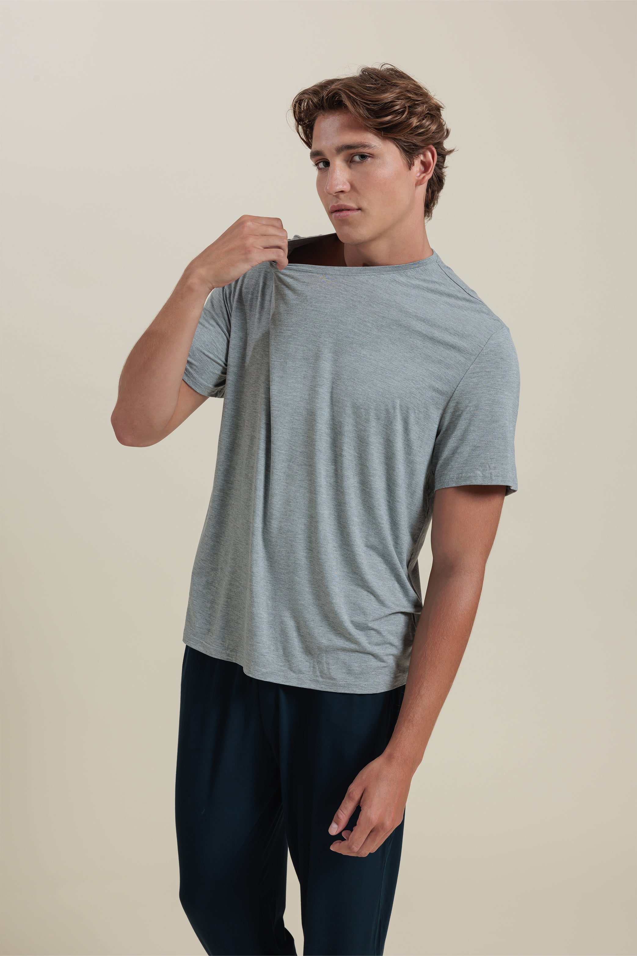 Sleepwear Set - Men’s Bamboo Tee & Jogger Set
