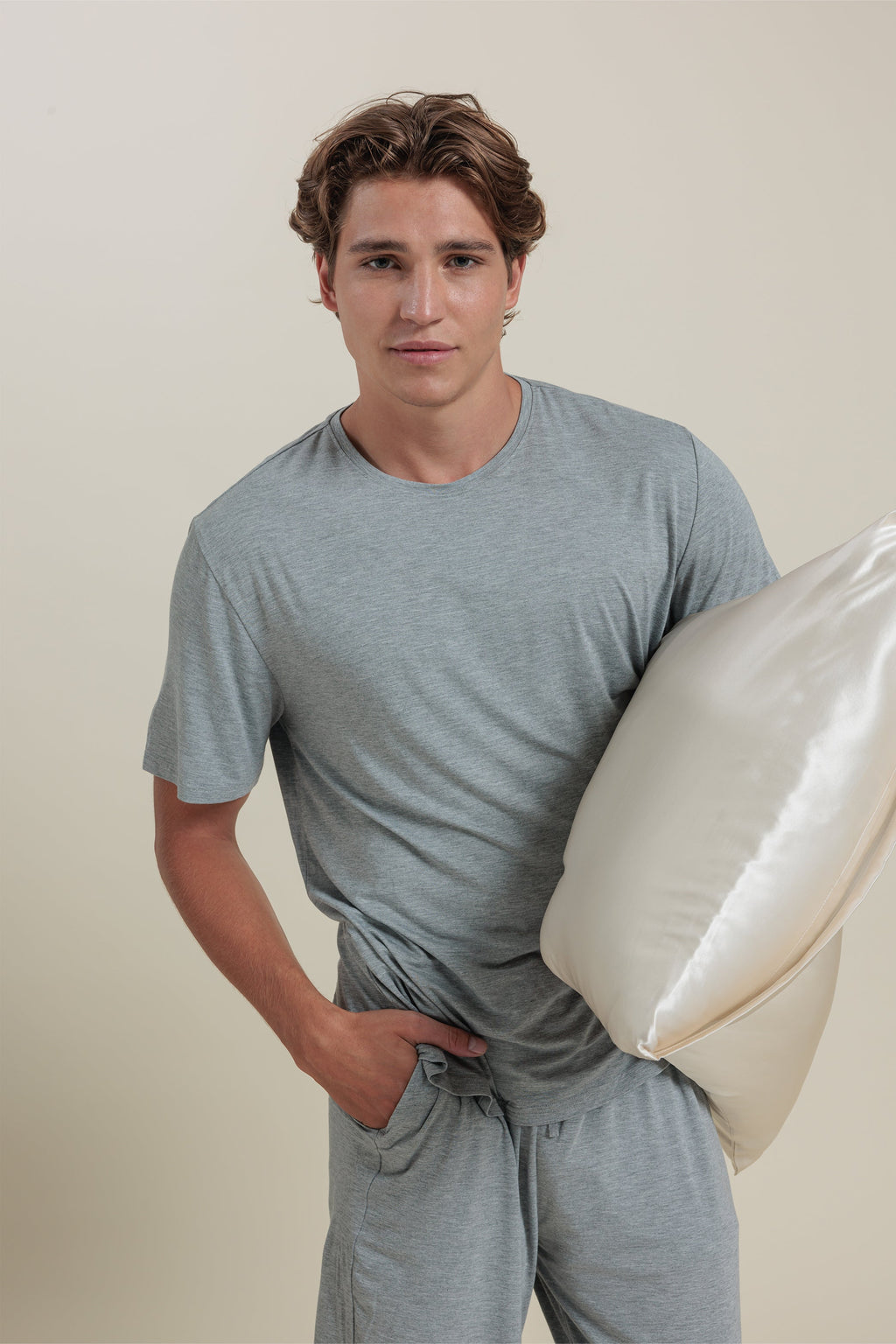Sleepwear Set - Men’s Bamboo Tee & Jogger Set