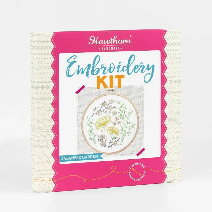 Hawthorn Handmade - Japanese Garden Embroidery Kit