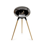 Le Feu Ground High Dome Chromed Silver