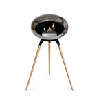 Le Feu Ground High Dome Chromed Silver