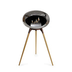 Le Feu Ground High Dome Chromed Silver