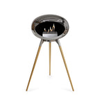 Le Feu Ground High Dome Chromed Silver