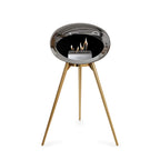 Le Feu Ground High Dome Chromed Silver