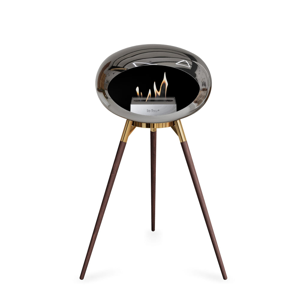 Le Feu Ground High Dome Chromed Silver