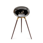 Le Feu Ground High Dome Chromed Silver