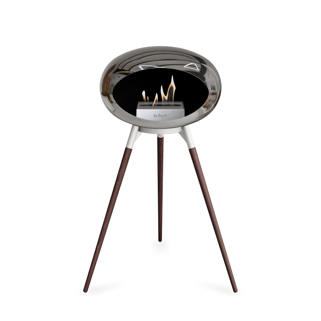 Le Feu Ground High Dome Chromed Silver