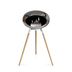 Le Feu Ground High Dome Chromed Silver