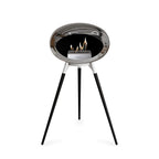 Le Feu Ground High Dome Chromed Silver