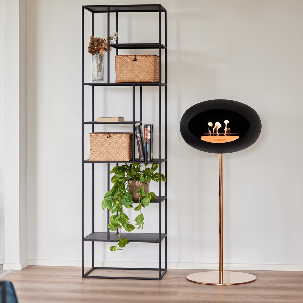 Le Feu Steel High Dome Black